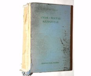 Országh László Angol – magyar Magyar – angol kéziszótár Akadémia Kiadó 1973