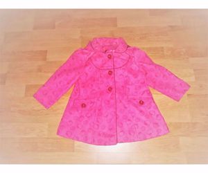 98/104 George Hello Kitty cuki kapucnis bélelt szövet átmeneti kabát kabi  - kép 8