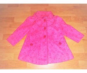 98/104 George Hello Kitty cuki kapucnis bélelt szövet átmeneti kabát kabi  - kép 16
