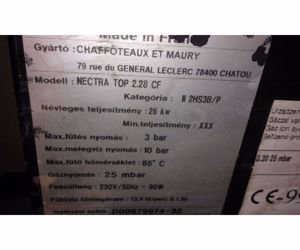 Saunier Duval,chaffoteaux Et Maury Nectra Top2.28 cf Kombi gázkazán eladó! - kép 2
