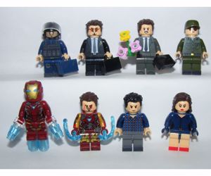 Lego Avengers Bosszúállók figurák Howard Stark Peggy Amerika kapitány