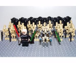 Lego Star Wars figurák 20+13 Super Battle Droid sereg + Grievous Dooku - kép 3