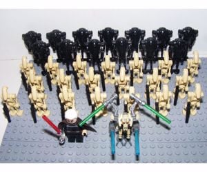 Lego Star Wars figurák 20+13 Super Battle Droid sereg + Grievous Dooku - kép 1