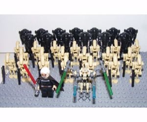 Lego Star Wars figurák 20+13 Super Battle Droid sereg + Grievous Dooku - kép 2