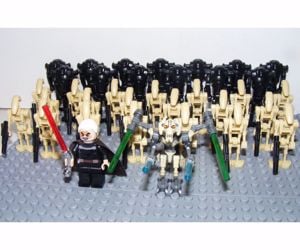 Lego Star Wars figurák 20+13 Super Battle Droid sereg + Grievous Dooku - kép 5