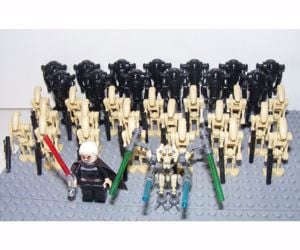 Lego Star Wars figurák 20+13 Super Battle Droid sereg + Grievous Dooku - kép 6