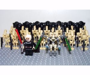 Lego Star Wars figurák 20+13 Super Battle Droid sereg + Grievous Dooku - kép 7