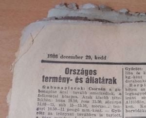 Friss újság 1936 decemberi szám eladó - kép 7