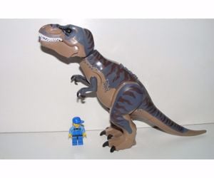 Lego Jurassic World dinoszaurusz figura dínó mecha T-rex 28cm új