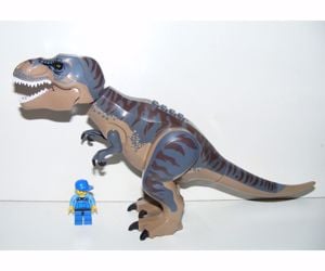 Lego Jurassic World dinoszaurusz figura dínó mecha T-rex 28cm új - kép 2