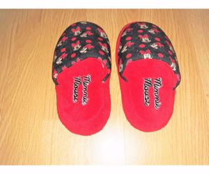 26/27 bth:17 cm Újszerű cuki Minnie egér papucs szoba cipő  - kép 3