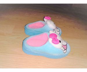 25/26 bth15 cm cuki 3D Hello Kitty papucs szoba cipő mamusz tutyi - kép 5