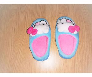 25/26 bth15 cm cuki 3D Hello Kitty papucs szoba cipő mamusz tutyi - kép 6