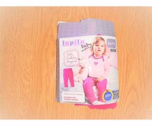 86 92 Új Címkés Lupilu cuki pink nadrág leggings naci  - kép 5