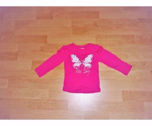 92 újszerű cuki nagy fehér pillangós póló felső  - kép 2