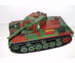 Lego 2. Világháborús Orosz kv-1 Szovjet Tank 770db 13x23x17cm új - kép 9