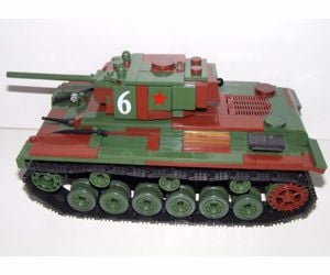 Lego 2. Világháborús Orosz kv-1 Szovjet Tank 770db 13x23x17cm új - kép 7