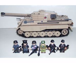 Lego 2. Világháborús Német Királytigris Tank 980db 12x33x14cm új - kép 2