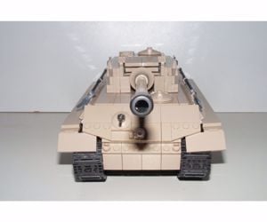 Lego 2. Világháborús Német Királytigris Tank 980db 12x33x14cm új - kép 9