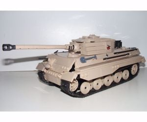 Lego 2. Világháborús Német Királytigris Tank 980db 12x33x14cm új - kép 8