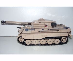 Lego 2. Világháborús Német Királytigris Tank 980db 12x33x14cm új - kép 4