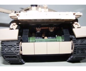 Lego 2. Világháborús Német Királytigris Tank 980db 12x33x14cm új - kép 12