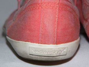 Vagabond korall színű női tornacipő utcai cipő 39 - kép 5