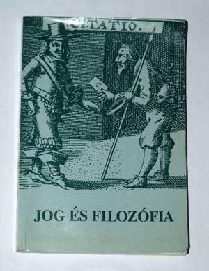 Varga Csaba Jog és filozófia / könyv 1998