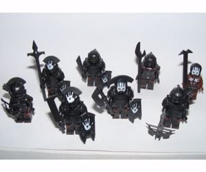 Lego Gyűrűk Ura Hobbit Castle figurák Uruk Hai Ork Troll katona figura katonák ÚJ - kép 5