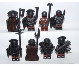 Lego Gyűrűk Ura Hobbit Castle figurák Uruk Hai Ork Troll katona figura katonák ÚJ - kép 3