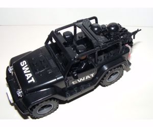 Lego swat Kommandós Anti terrorista figurák katonák 12db + Jeep új - kép 11