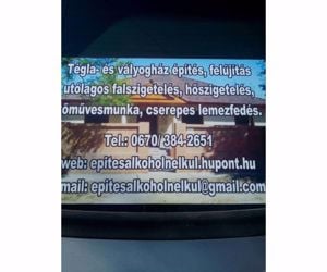 Vályogház felújìtàs, aláfalazás kőművesmunka tetőfelújìtás Vályogházdoki 06703842651  - kép 9