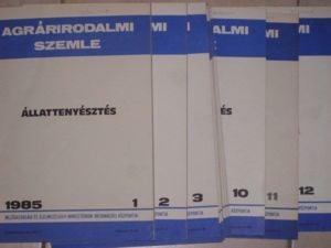 Agrárirodalmi szemle 1985 1.-12. (állat)