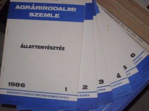 Agrárirodalmi szemle - 1986 1.-12. (állat)