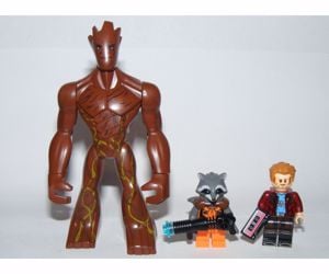 Lego Szuperhős figurák Galaxis Őrzői Nagy Groot Mordály Űrlord figura - kép 2