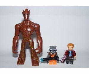 Lego Szuperhős figurák Galaxis Őrzői Nagy Groot Mordály Űrlord figura - kép 4