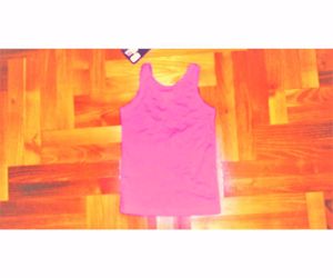 86 92 Új CÍmkés Lupilu pink színű pamut atléta trikó - kép 5