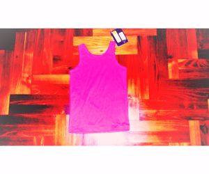 86 92 Új CÍmkés Lupilu pink színű pamut atléta trikó - kép 8