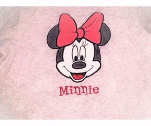 104 újszerű H&M cuki  Minnie egér mintás plüss pulóver póló felső - kép 4