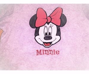 104 újszerű H&M cuki  Minnie egér mintás plüss pulóver póló felső - kép 5