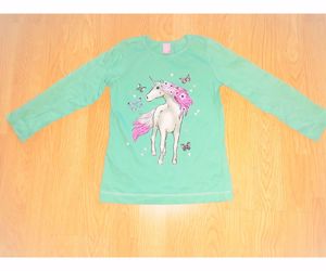 104 újszerű 1.kézből cuki unikornis pony mintás póló felső  - kép 2