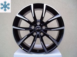 Vadonatúj Nissan alufelni 17 col 5X114,3 AUTEC Astana fekete-polír