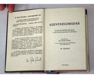 Szentségimádás elmélkedések és imák / könyv 1981