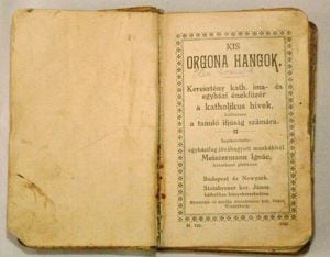 Meiszermann Ignác Kis orgona hangok / könyv 1918 - kép 8