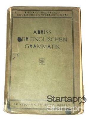 Dr. Theodor Geiger Abriss der englischen grammatik / könyv 1929