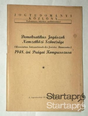 Demokratikus Jogászok Nemzetközi Szövetsége 1948. Évi Prágai Kongresszusa