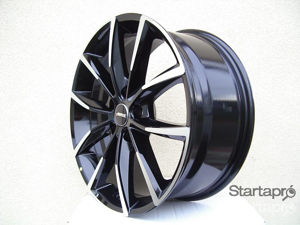 Ford Focus alufelni 17 col 5X108 AUTEC ASTANA fekete-polír vadonatúj felni - kép 2