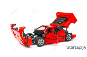 Lego komp. Creator 10248 Ferrari F-40 Sportautó 1157db ÚJ - kép 10