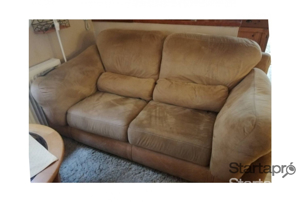 Velúr bőr hatású 2 személyes elegáns kanapé - kép 3