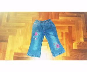 86-os Conshing cuki hímzett bélelt vastag téli farmernadrág naci felső  - kép 2